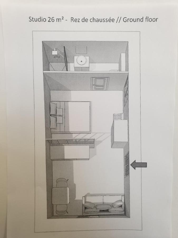 Au Loup Historic Apartments 바이외 외부 사진
